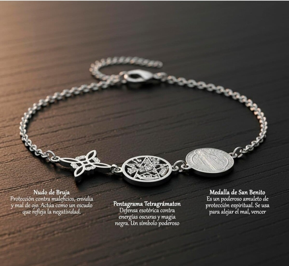 PULSERA TRIPLE PROTECCION