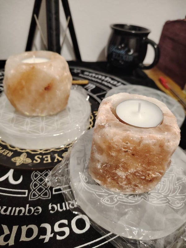 PORTAVELAS DE TE, DE SAL