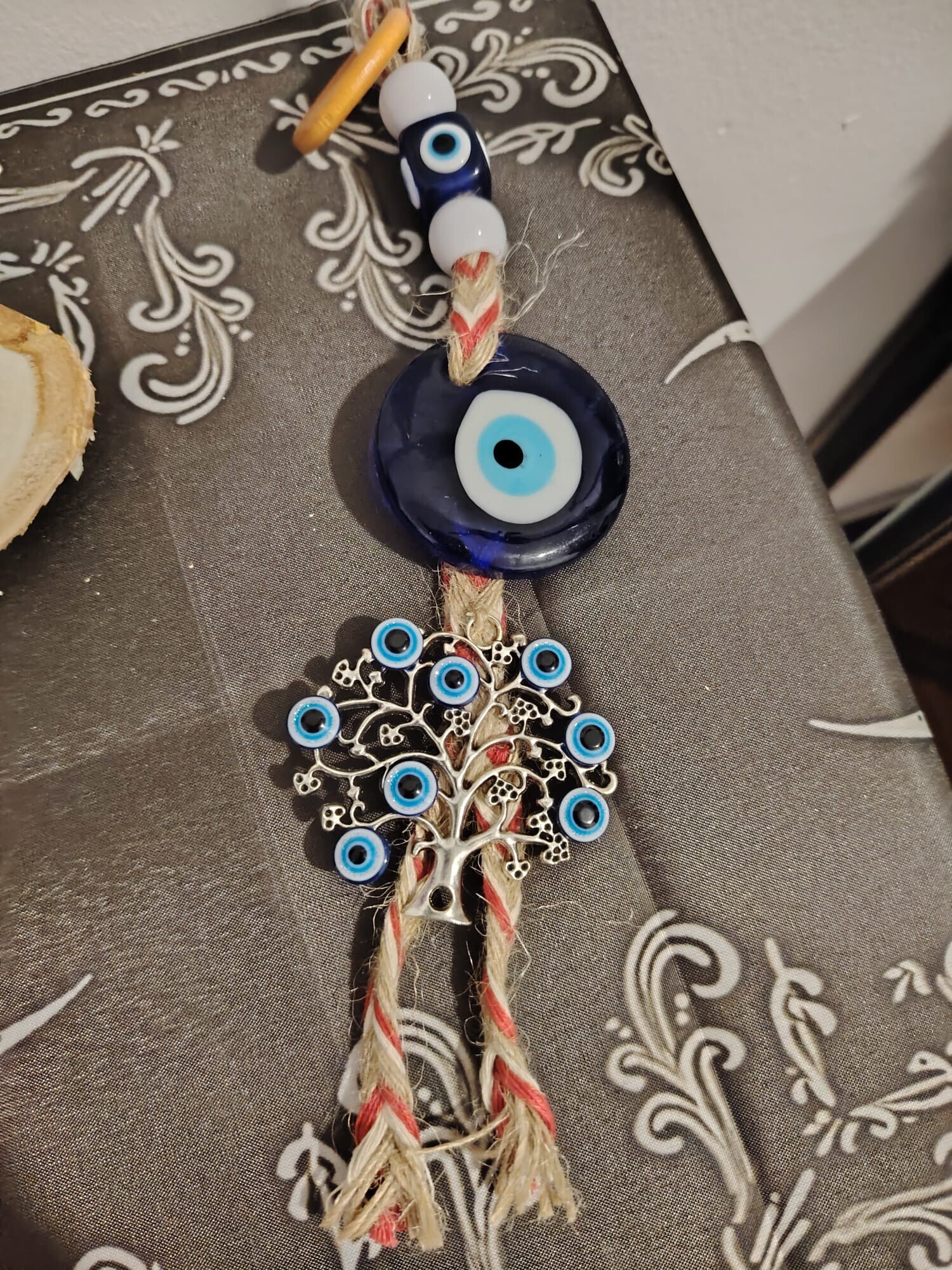 CHARM OJO TURCO CON ÁRBOL DE LA VIDA 6x25.5