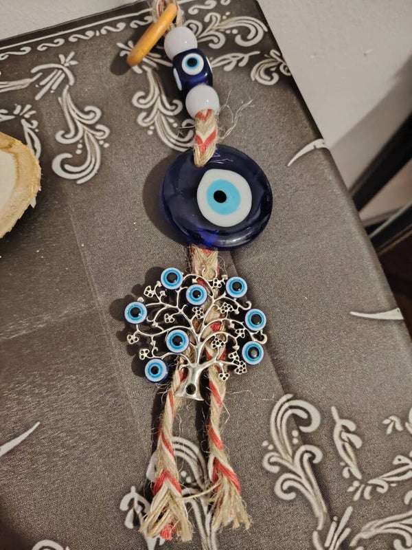 CHARM OJO TURCO CON ÁRBOL DE LA VIDA 6x25.5