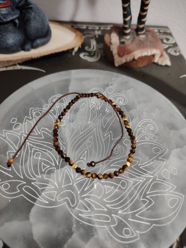 PULSERA DE PIEDRA OJO DE TIGRE