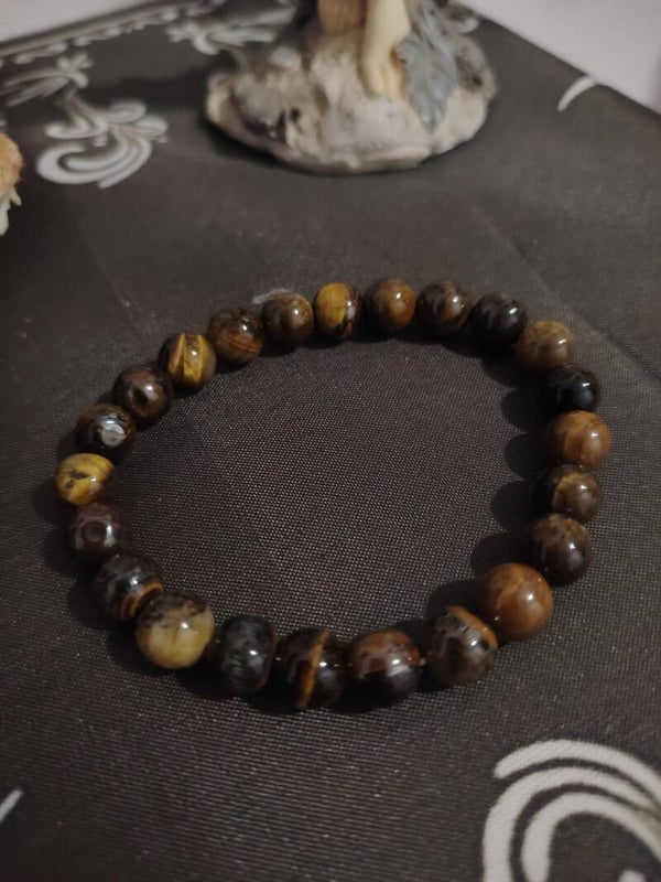 PULSERA DE PIEDRA OJO DE TIGRE