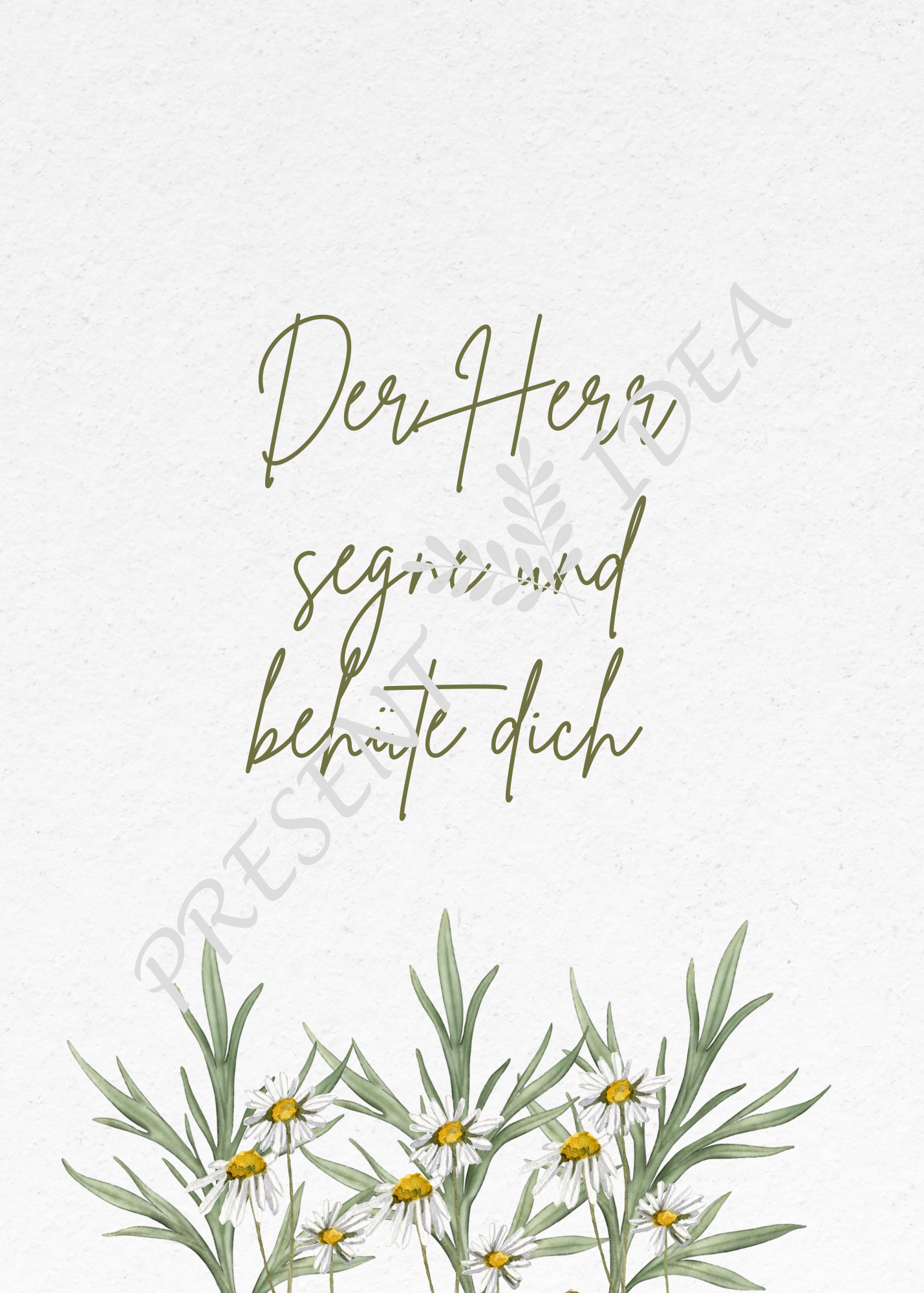 Segenskarte „Der Herr segne und behüte dich“