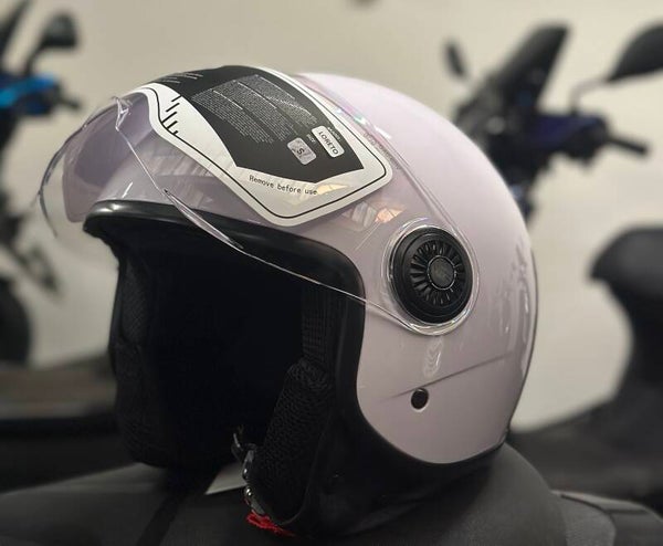 Vito Loreto Jet wit Helm