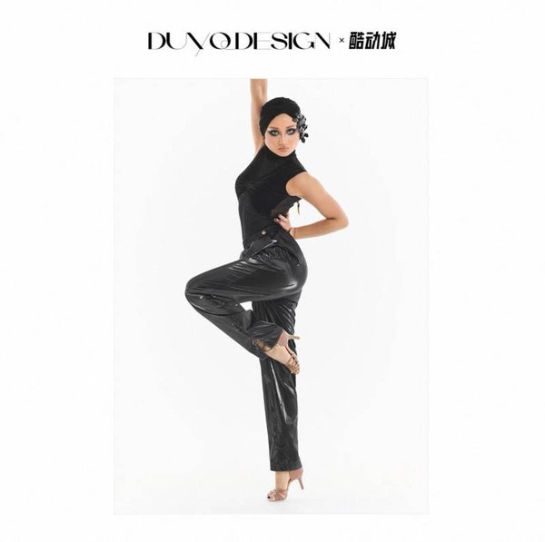 DUYQ Women's Practice Latex Pants
