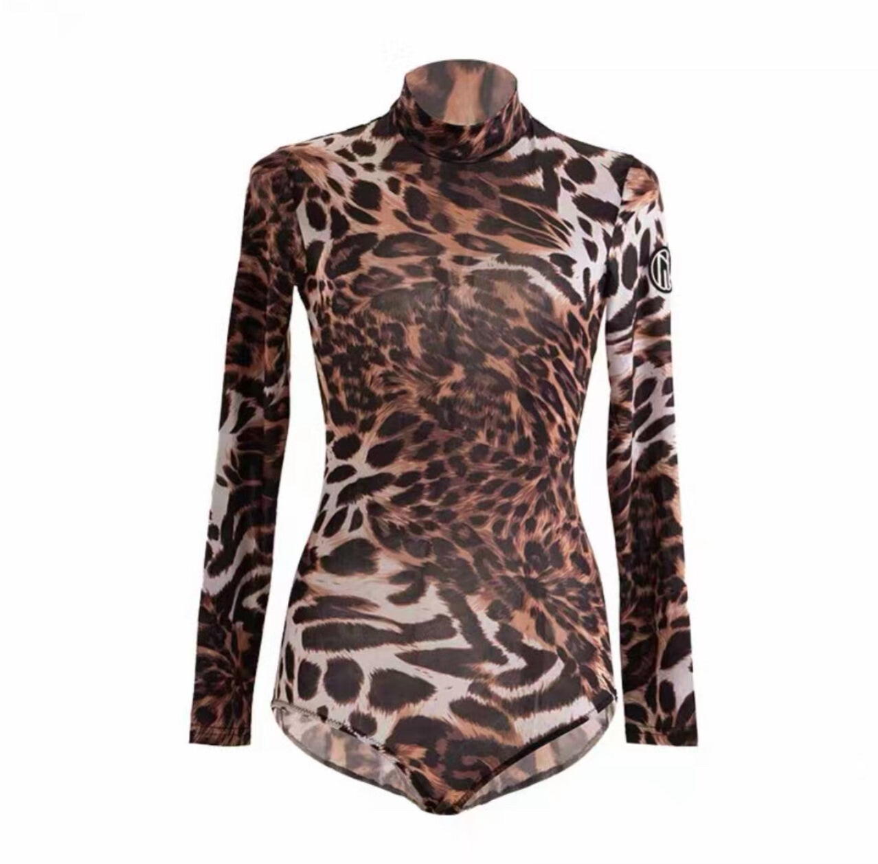 DUYQ Women's Turtleneck Leotard