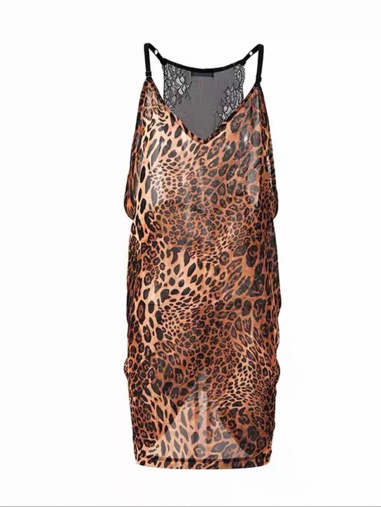 DUYQ Women's Leopard Practice Dress