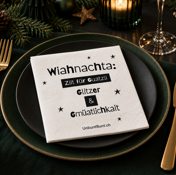 Servietten - Wiahnachtsziit