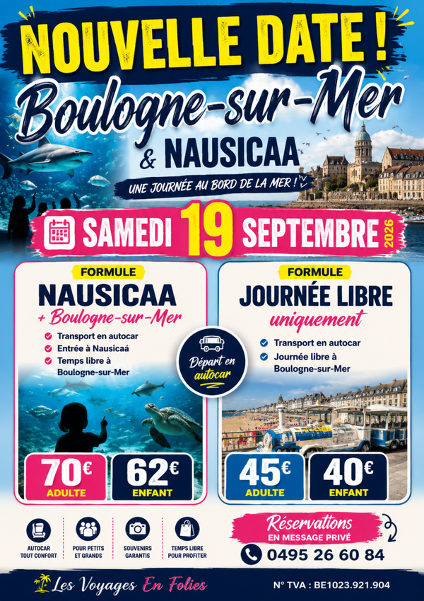 NAUSICAA LE 19 SEPTEMBRE 2026