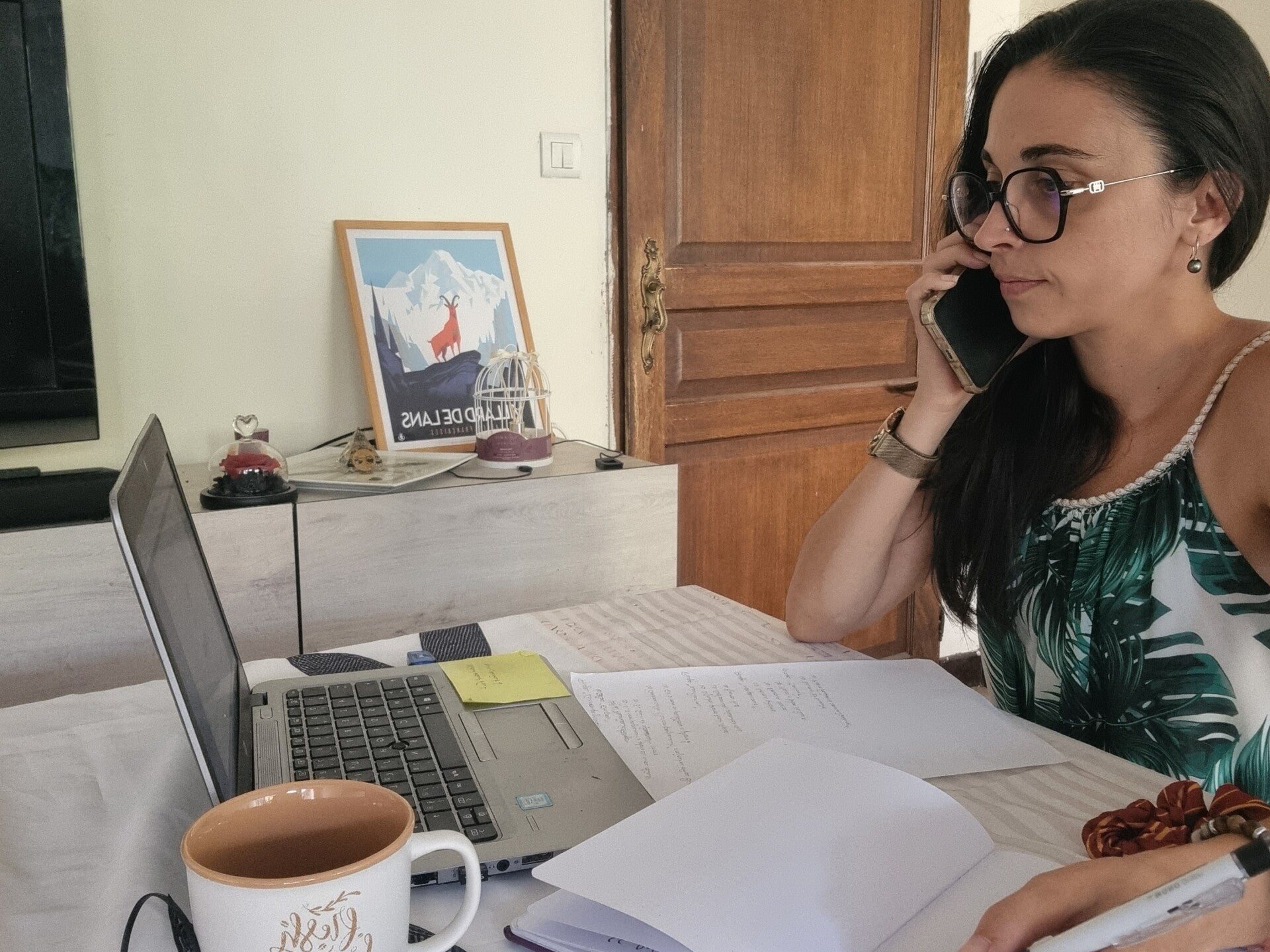 Premier échange téléphonique pour un projet de home organising