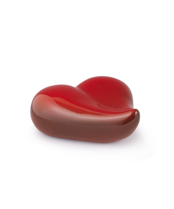 Edition Heart, selenrot glänzend, Keramik