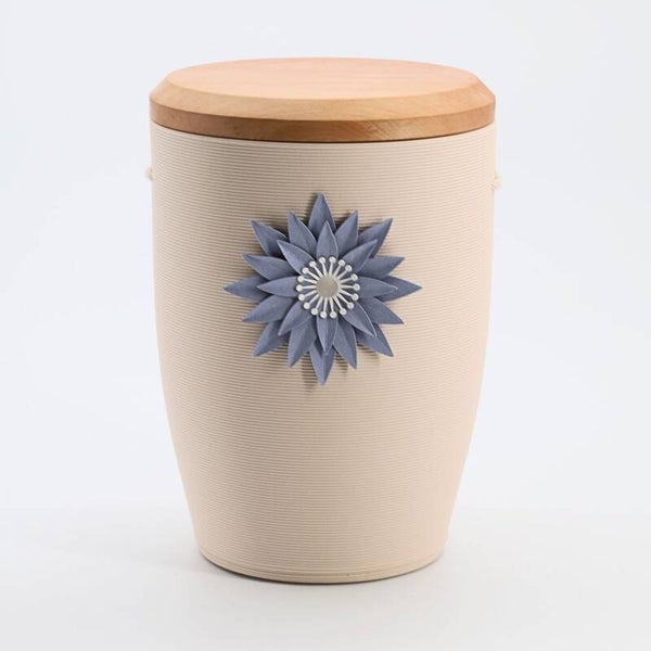 103403b Stille Blüte Blau Creme (Apfel)