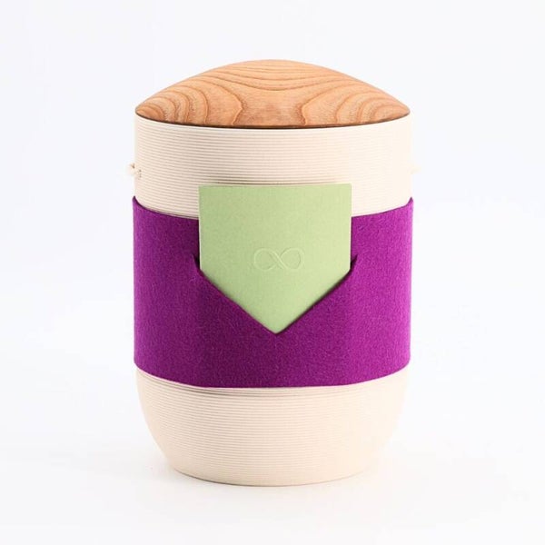 [103505_lg] Mira Band Lila-Grün Creme (Kastanie)