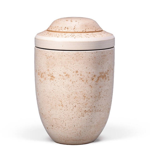 31160 Dujura-Urne aus Kalzium, Steinoptik, Terracotta