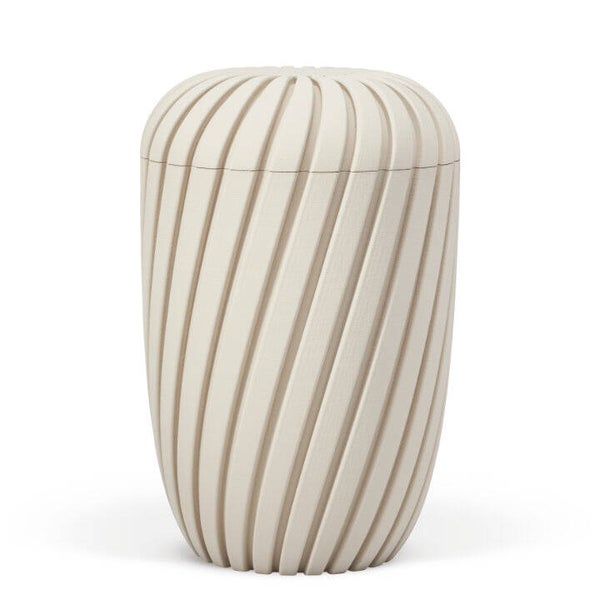 36150 Naturstoffurne, Sandbeige, Curwave
