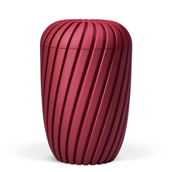 36200 Naturstoffurne, Weinrot Velours, Curwave