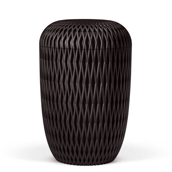37350 Naturstoffurne, Anthrazit Velours, Carrea