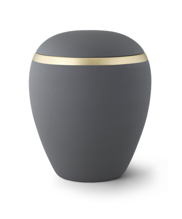 Edition Colour Line, Samton graphit, altgold Dekorstreifen, Keramik