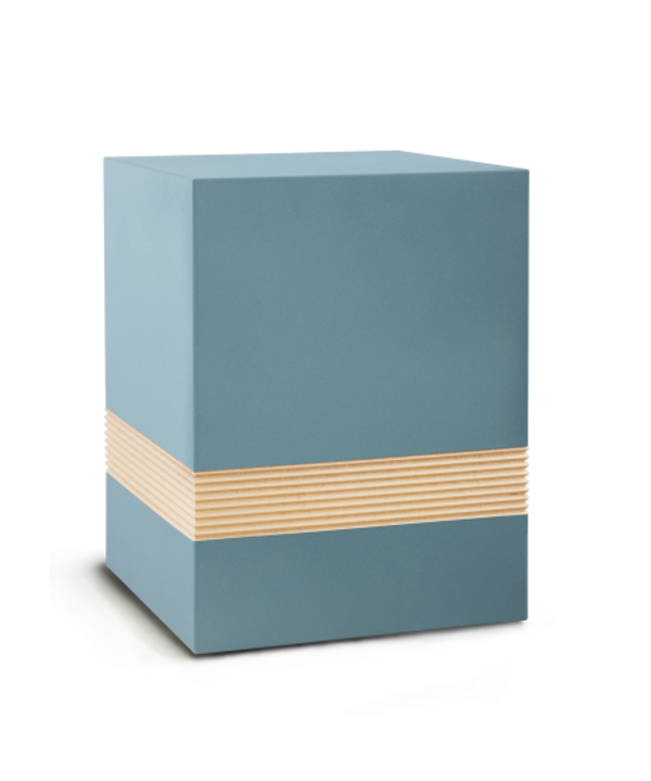Edition U², Sarkophag Samton rotbraun, Rillendekor