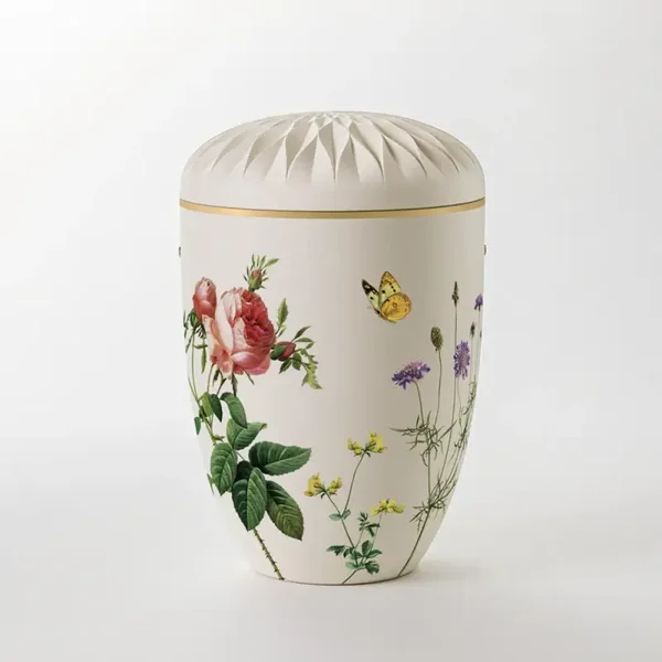 Reliefurne mit Dekor "Blumenwiese"