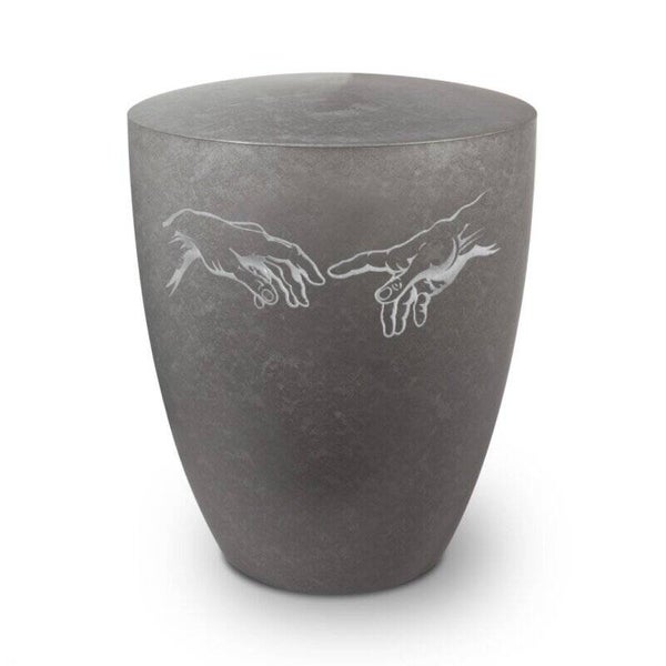 Urne Genesis Gravur Hand to Hand Silber