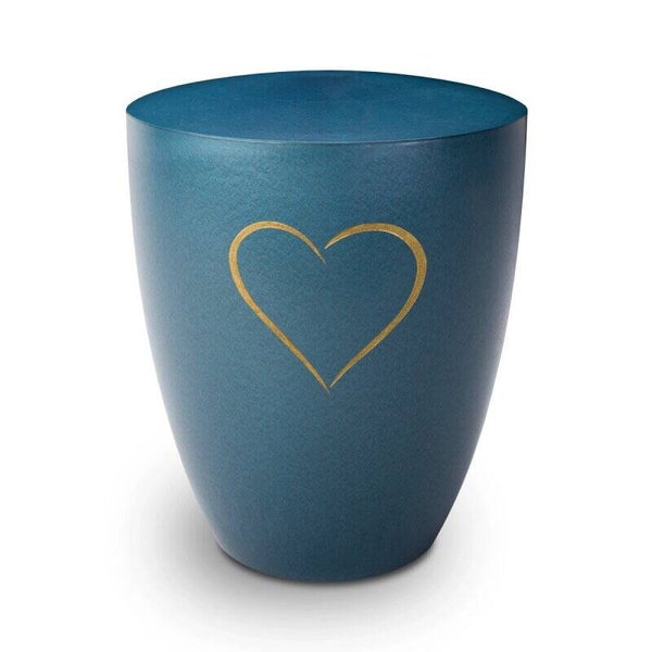 Urne Genesis Gravur Herz Vergissmeinnicht Standard (blau) Artikelnummer: 20-0110-91
