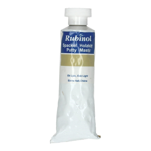 Vloeibaar hout Rubinol Putty Eiken Lichtgrijs 100 gr.