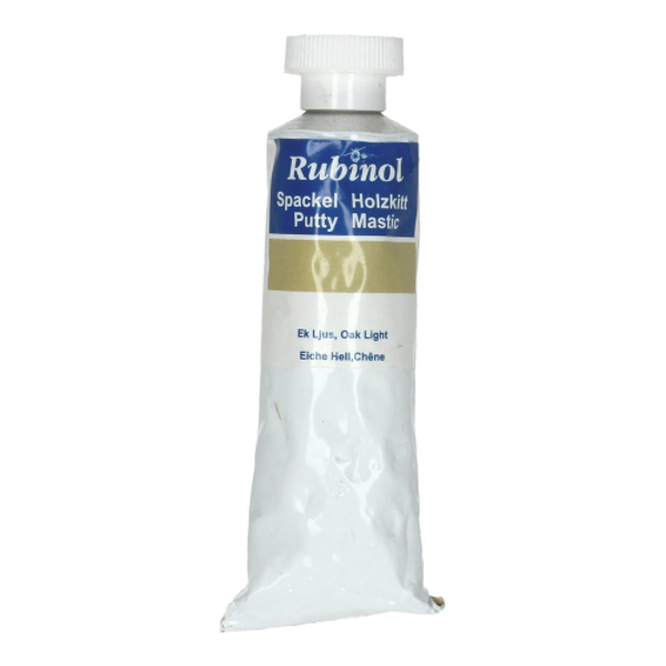 Vloeibaar hout Rubinol Putty Eiken Lichtgrijs 100 gr.