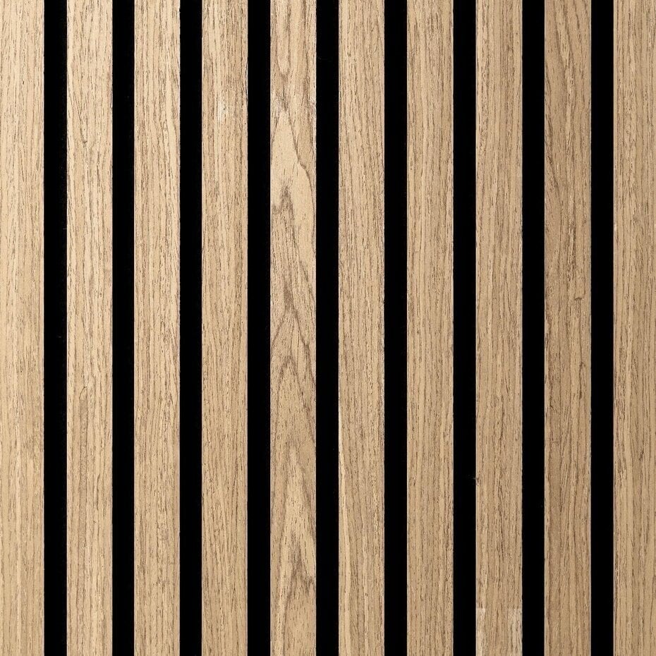 LICHT WALNOOT Eiken akoestische wand panelen lattenwand met Vilt