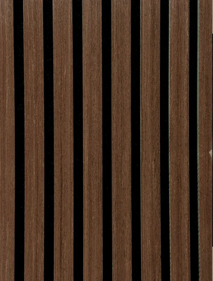 WENGE akoestische wand panelen lattenwand met Vilt