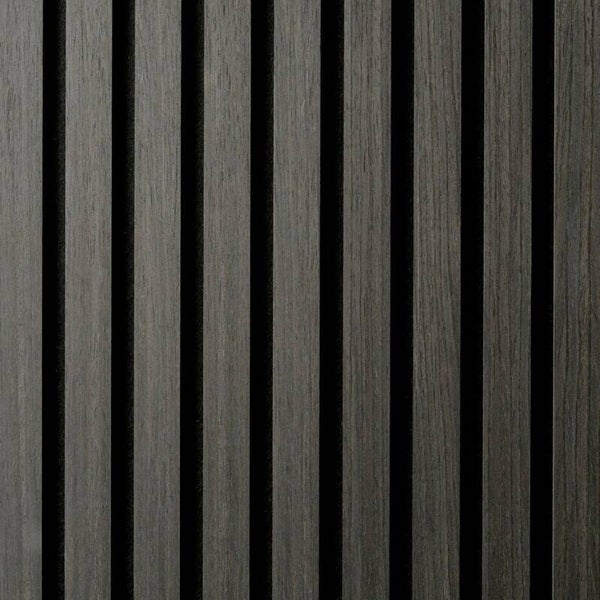 260x60 cm ZWART Eiken akoestische wand panel lattenwand met Vilt