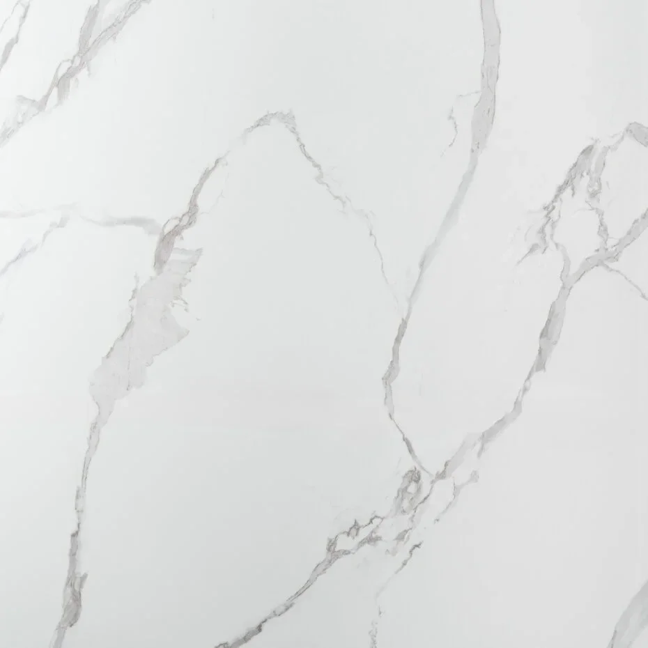 PVC Wandpaneel Calacatta Marmer Wit / Grijs Hoogglans