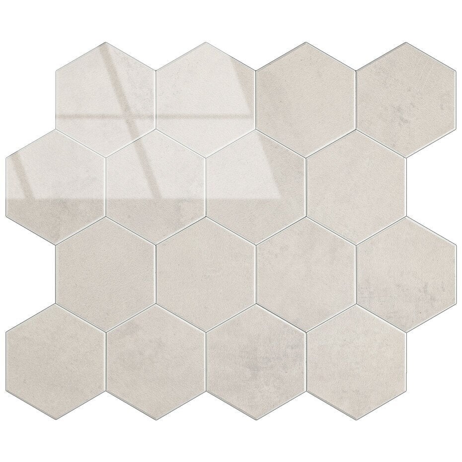 BEIGE MARBLE Hexagon - Zelfklevende Mozaïek