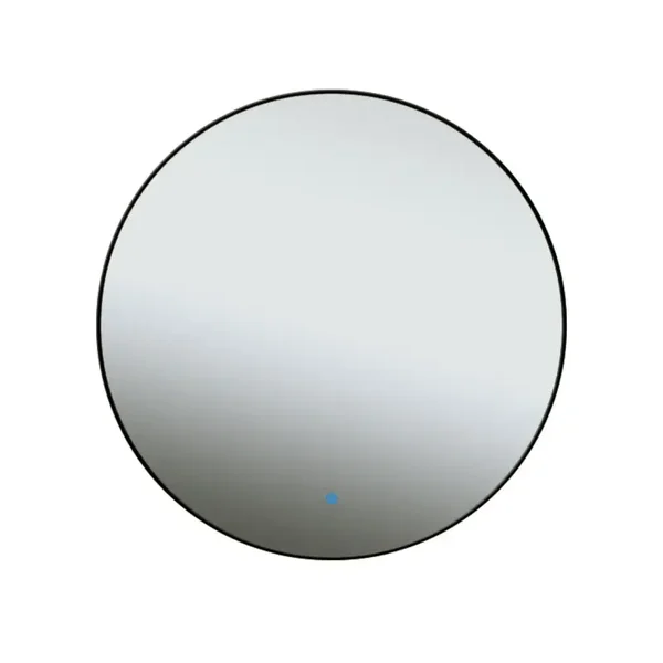 LUNA - 80 CM ( ZWART ) Badkamerspiegel met verlichting