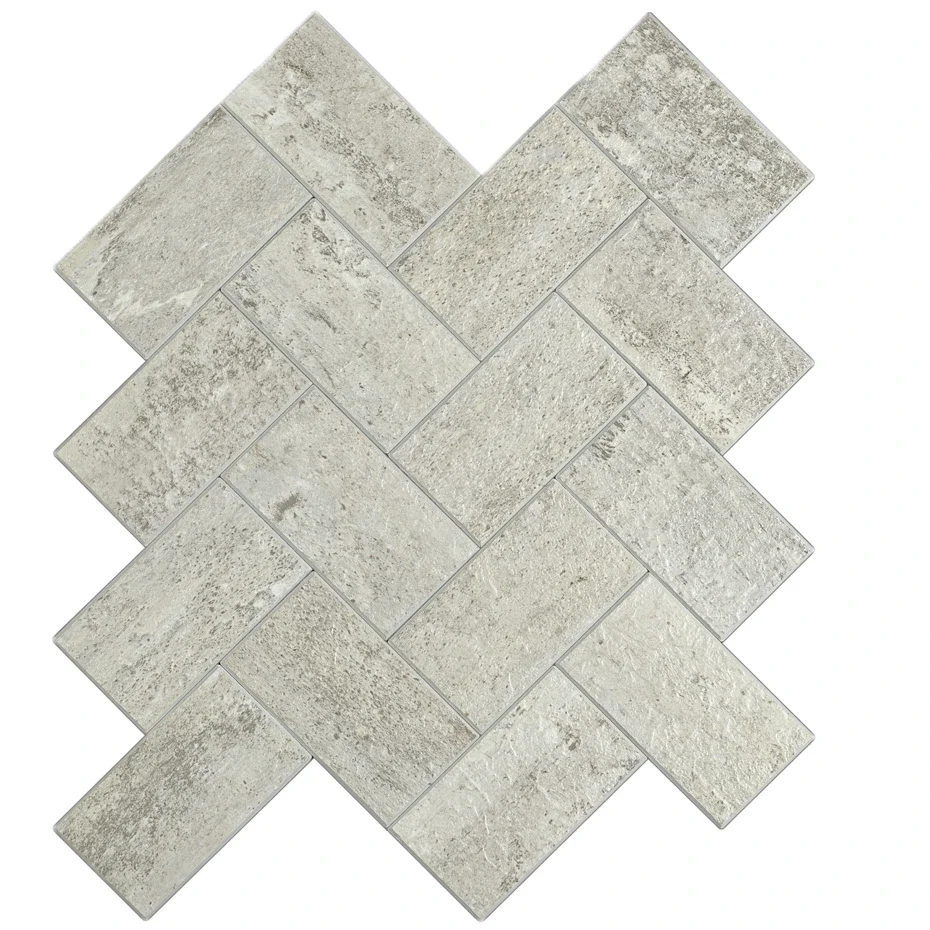 XL Visgraat Stone Taupe - Zelfklevend Mozaïek