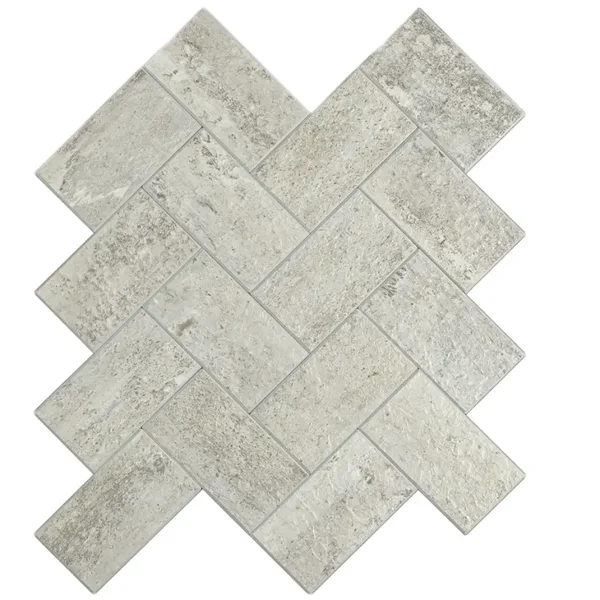 XL Visgraat Stone Taupe - Zelfklevend Mozaïek