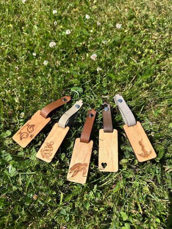 Holzschlüsselanhänger