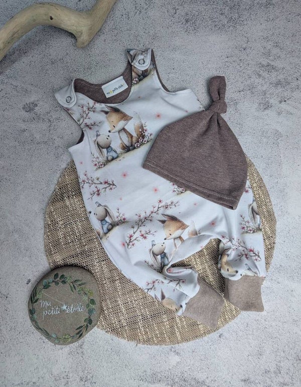Strampler l Fuchs und Hase