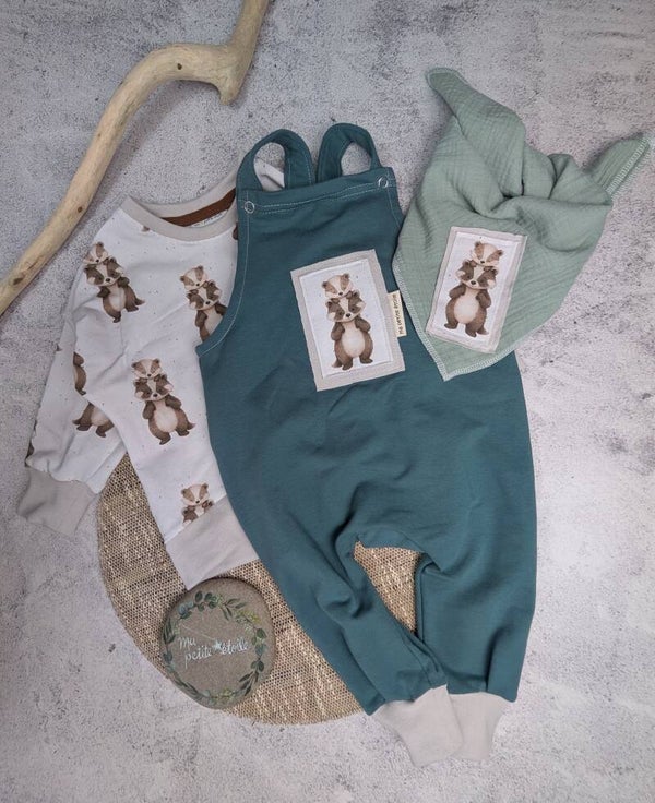 Set l Dachs l Latzhose, Nuschli und OversitzePulli