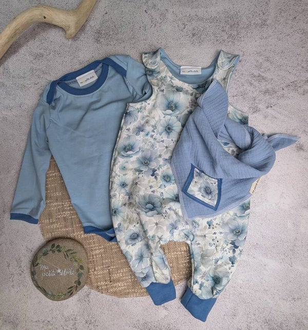 Set | Blumen I Strampler, Body und Nuscheli