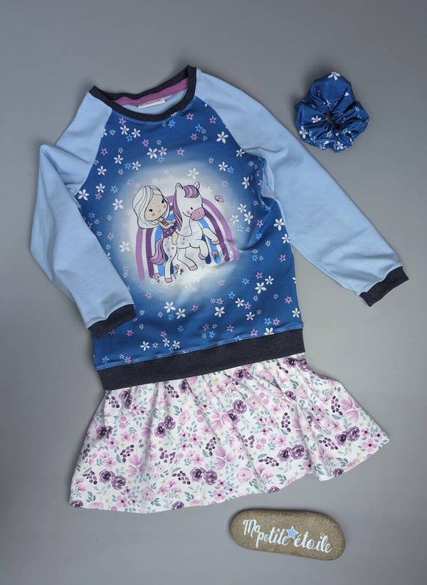Set | Einhorn I JupPulli und Haargummi