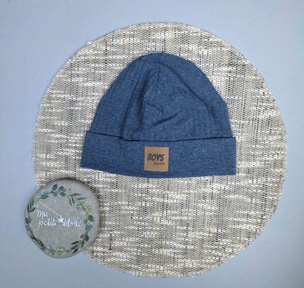 Hipster-Beanie l dunkel blau