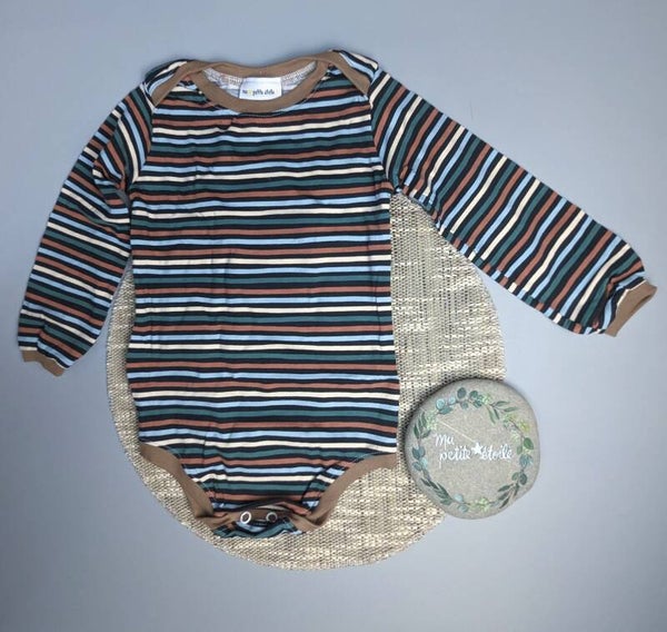 Body l Streifen l rost, braun, grün