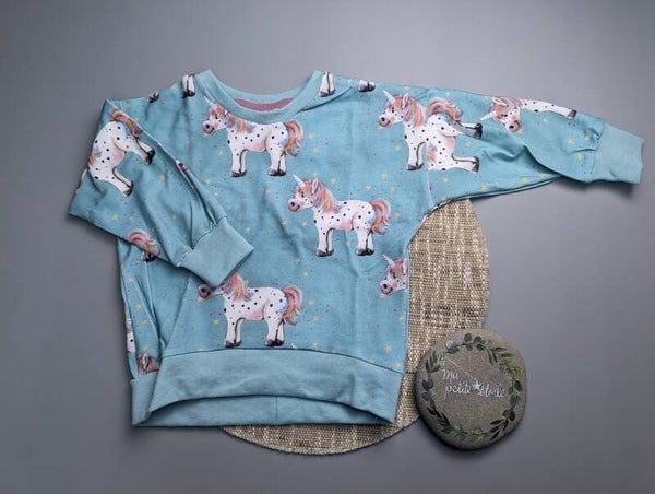 Oversize Pulli l Einhorn