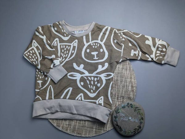 Oversize Pulli l Tiere