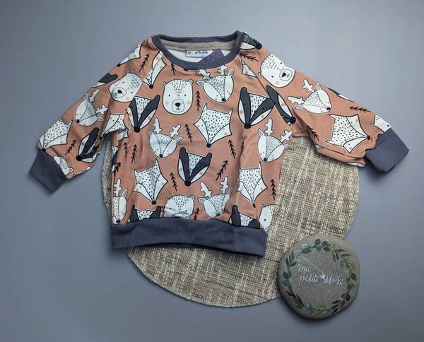 Raglan Pulli l Tiere