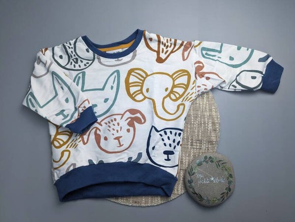 Oversize Pulli l Tiere