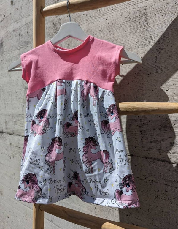 Sommer Kleid l Einhorn