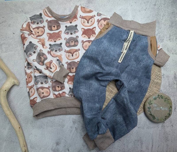 Set | Tiere I OversizePulli und Pumphose