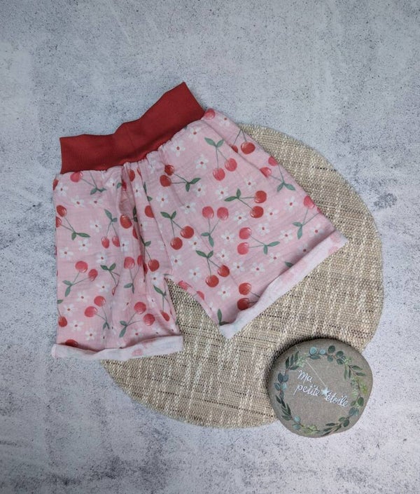 Shortees aus Musselin l Kirschen